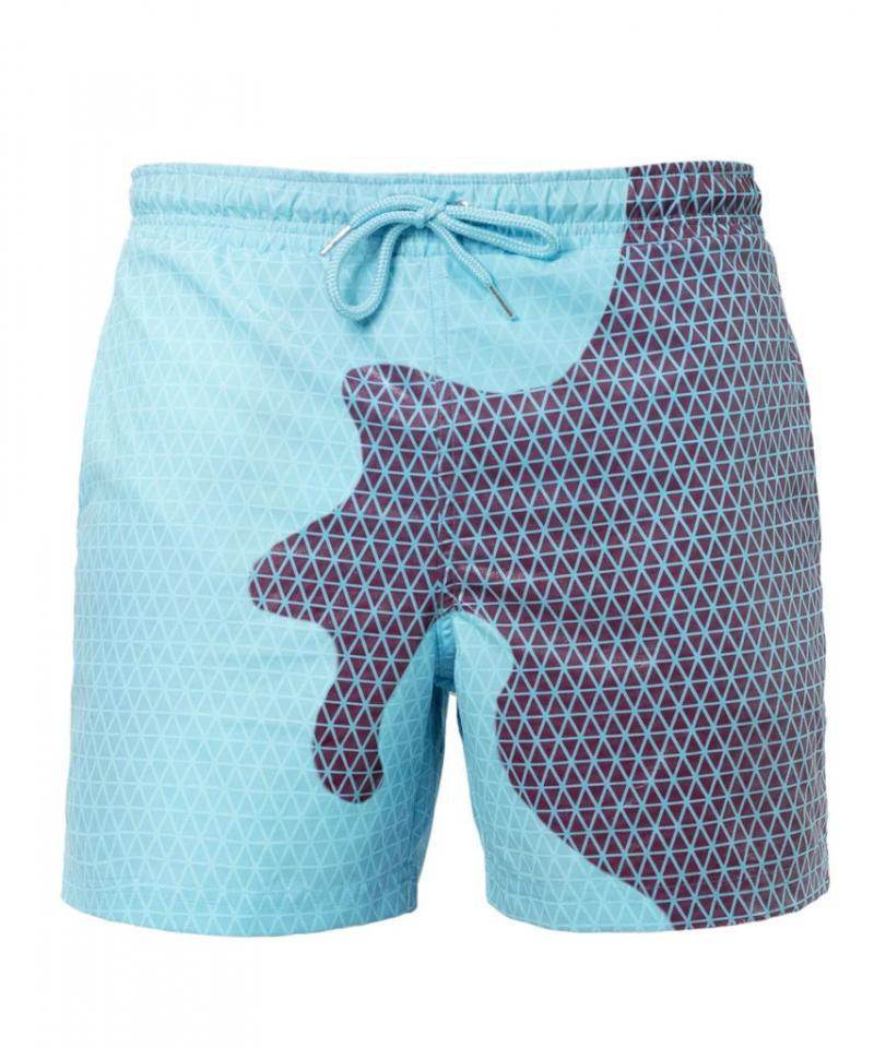 Magical Change Color Beach Shorts Summer Men Swimming Trunks Swimwear Swimsuit Quick Dry bathing shorts Beach Pant - Holy Mango Store