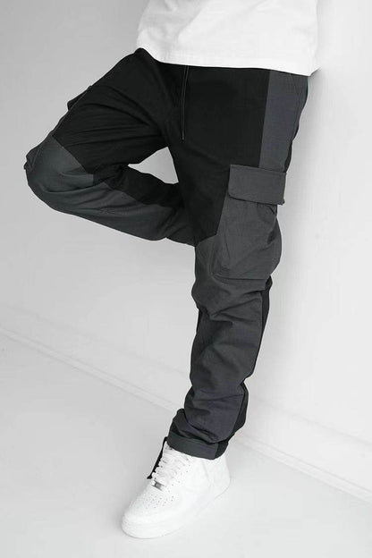 Large Pocket Stitching Trousers Men's Loose Feet - Holy Mango Store