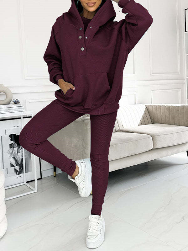 Women’s Vest Hoodie & Pants Set – Sleek 2‑ or 3‑Piece Active Luxe