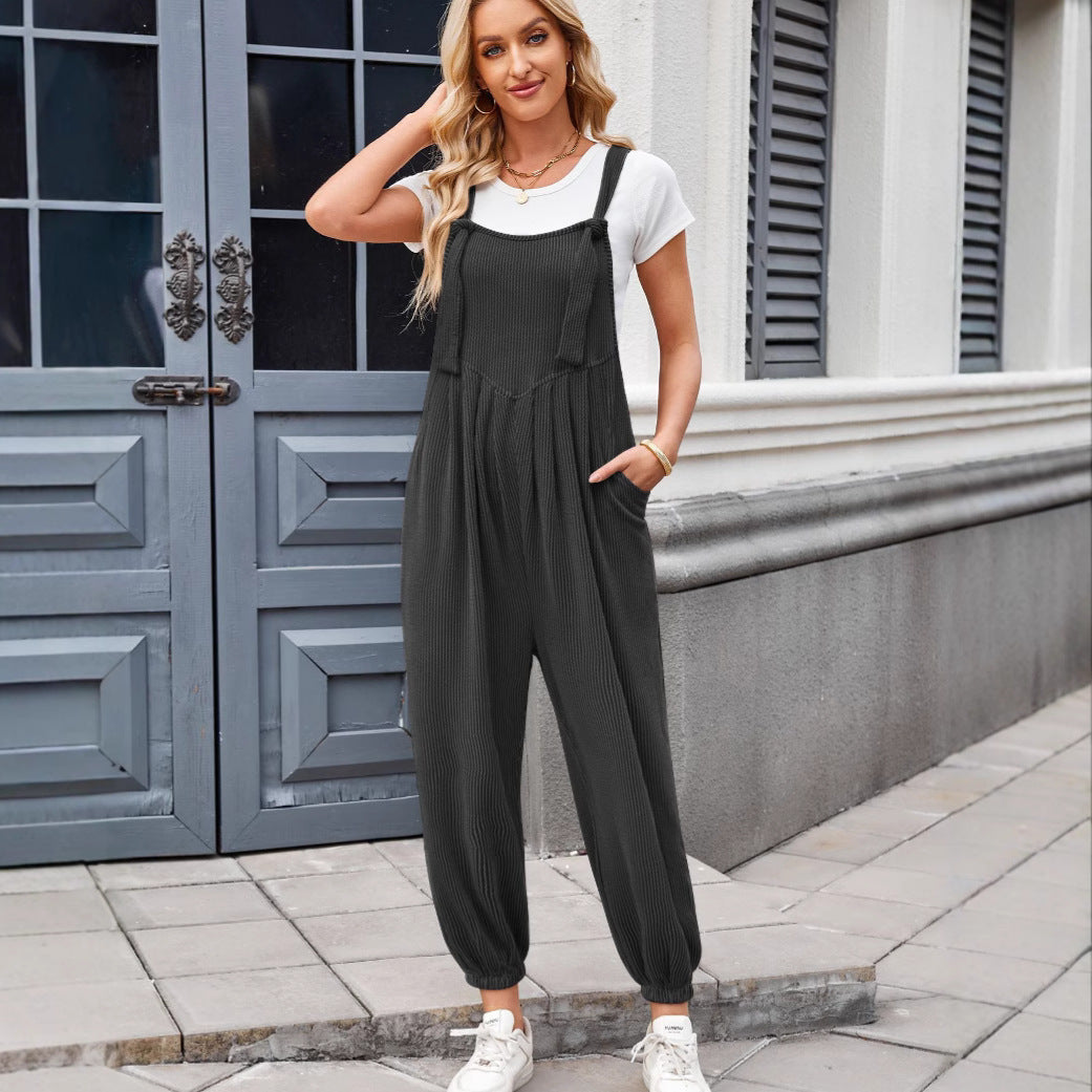 Women's Casual Pocket Long Jumpsuit – Effortless Everyday Comfort