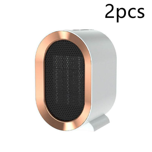 Desktop Electric Heater Mini Portable Fan Heater 220V PTC Ceramic Heating Warm Air Blower Home Office Warmer Machine - Holy Mango Store