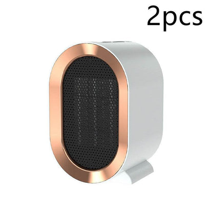 Desktop Electric Heater Mini Portable Fan Heater 220V PTC Ceramic Heating Warm Air Blower Home Office Warmer Machine - Holy Mango Store