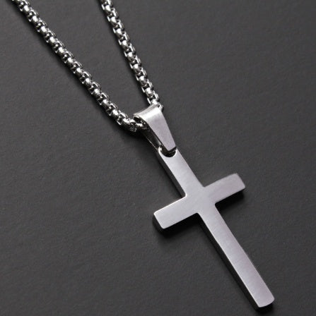 Simple Cross Necklace – Dainty Faith-Inspired Pendant for Men & Women