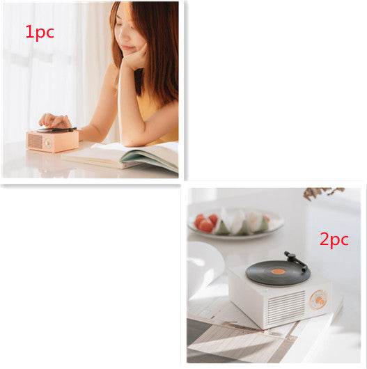 Wireless mini portable retro phonograph Bluetooth-compatible speaker - Holy Mango Store