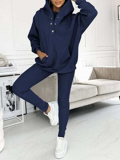 Women’s Vest Hoodie & Pants Set – Sleek 2‑ or 3‑Piece Active Luxe