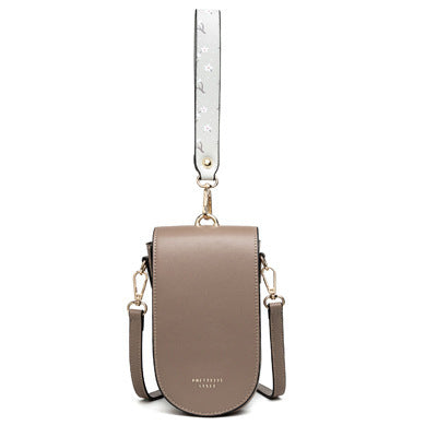 Korean Style PU Leather Mobile Phone Crossbody Bag