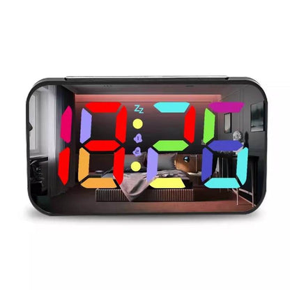 LED Mirror Large Display Table Clock, Suitable For Bedroom, Home, Living Room, Office - Holy Mango Store