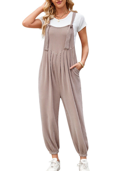 Women's Casual Pocket Long Jumpsuit – Effortless Everyday Comfort