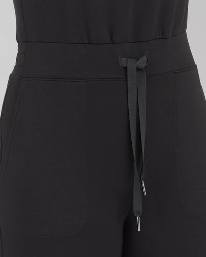 Women's Sleeveless Lace-Up Jumpsuit – One-Piece Pantsuit