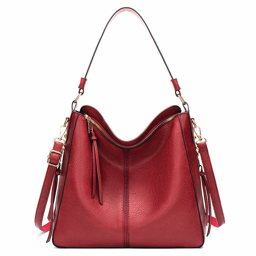 Women’s Hobo Shoulder Bag – Large Capacity Retro Tote
