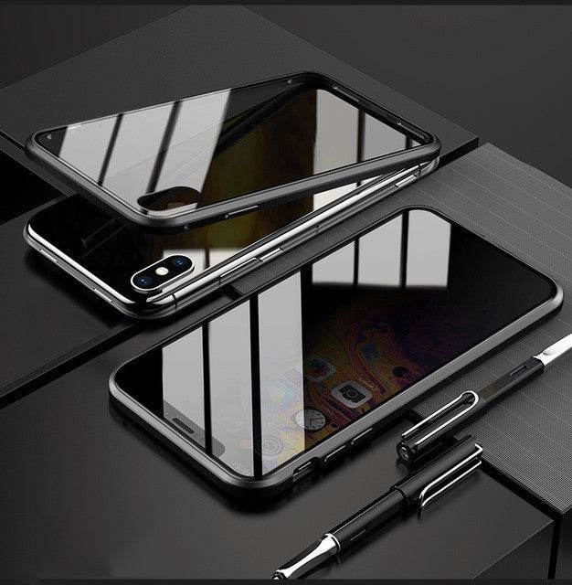 Phone Case Anti-peep Magnetic Protective Shell Magnetic Privacy Glass Case For Phone - Holy Mango Store
