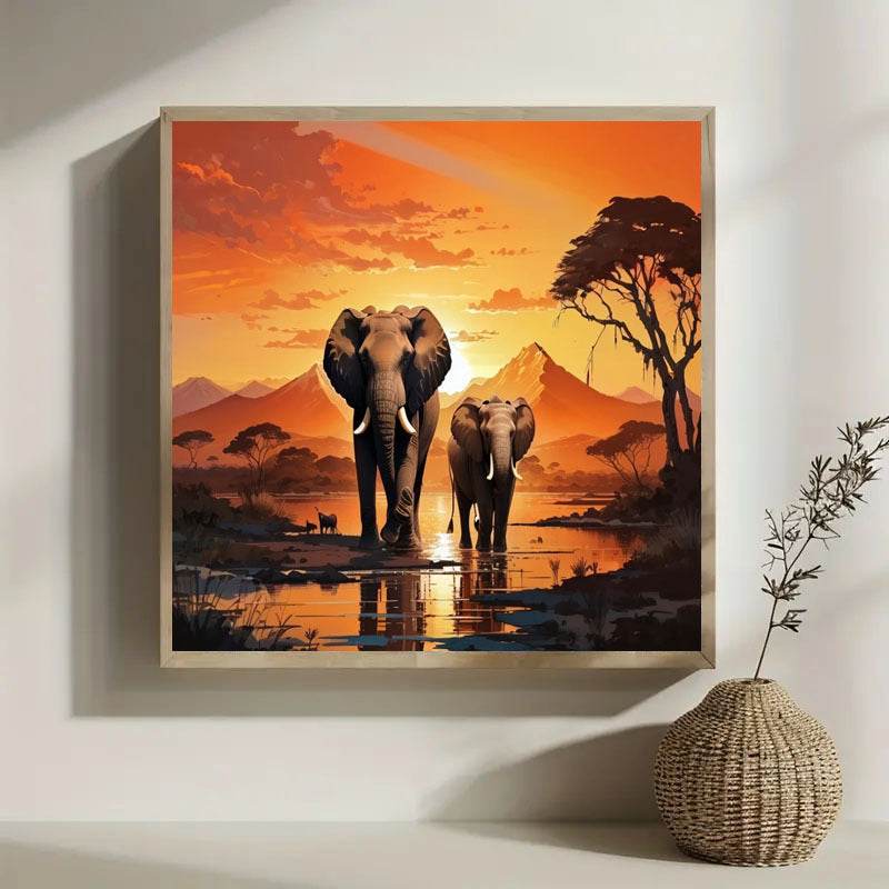 5DDIY Diamond Painting Set - Full Diamond Round Water Diamond Art - Holy Mango Store