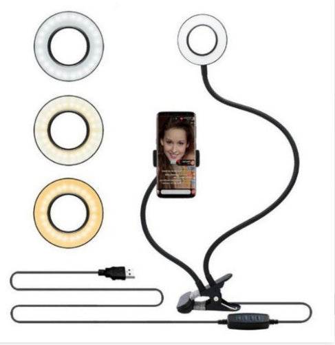 LED Selfie Ring Light for Live Adjustable Makeup Light-8cm Stand - Holy Mango Store