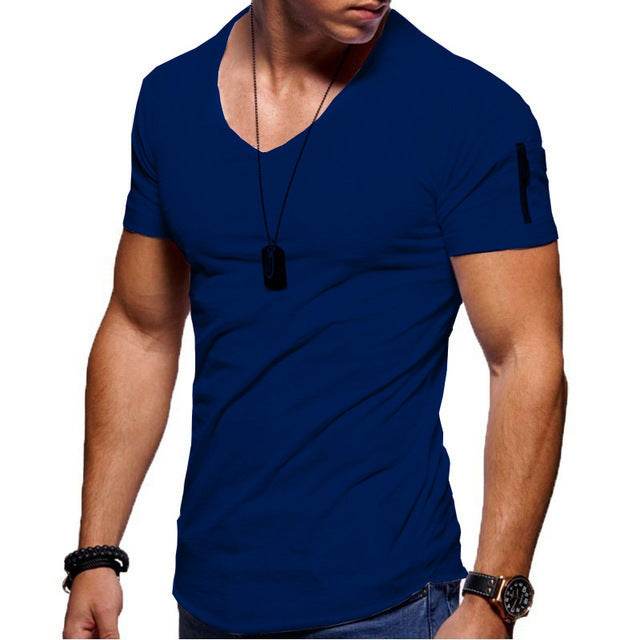 Men's Short Sleeve Cotton Casual T-shirt - Holy Mango Store