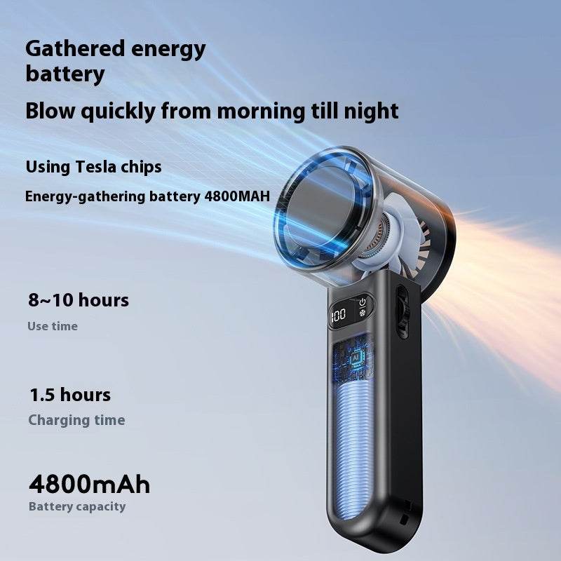 Large Wind Handheld Mini Little Fan - Holy Mango Store