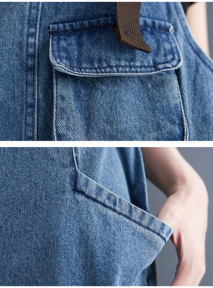 Women’s High-Waist Korean Overalls