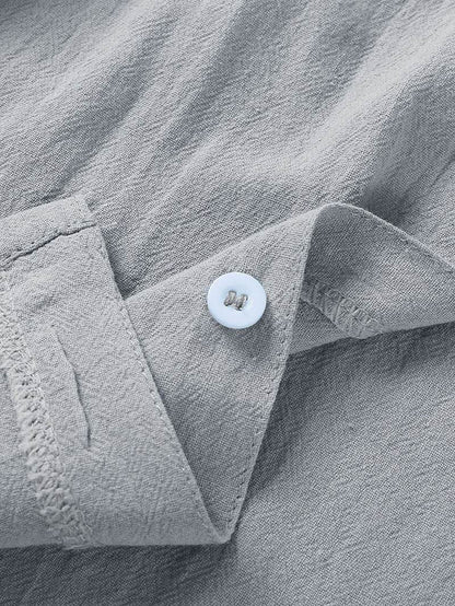 Men's Tops Casual Button Down Shirt Short Sleeve Beach Shirt Summer Mens Clothing - Holy Mango Store