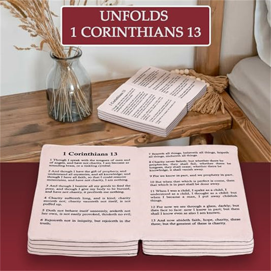 “Holy Bible” Memory-Soft Plush Pillow – Faith-Inspired Kids’ Comfort Plush