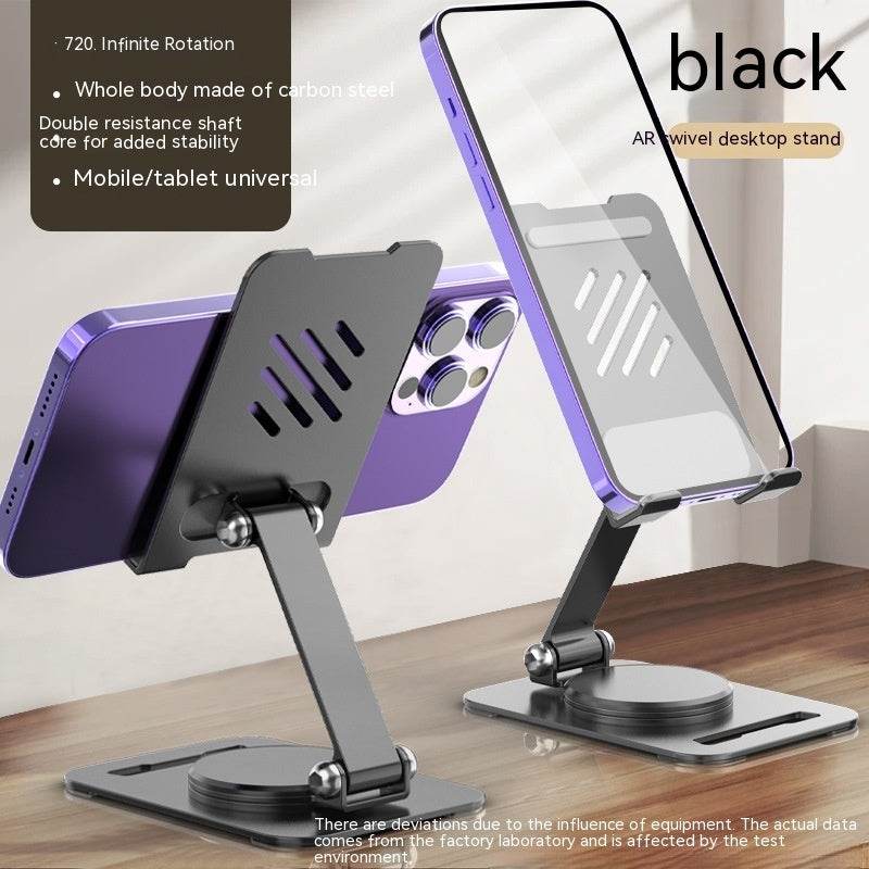 360 Degrees Rotate Metal Desk Mobile Phone Holder Stand For Phone Pad Adjustable Desktop Tablet Holderl Table Cell Phone Stand - Holy Mango Store