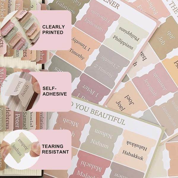 Bible Index Label Stickers - Holy Mango Store
