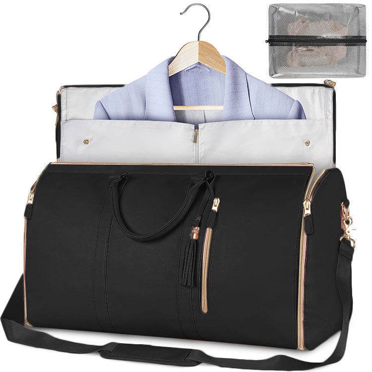 Large Capacity Travel Duffle Bag Women's Handbag Folding Suit Bag Waterproof Clothes Totes - Holy Mango Store