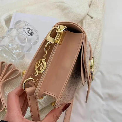 Stylish Shoulder Bag For Women, Simple PU Leather Flap Crossbody Bag, Fashionable Purse & Handbags - Holy Mango Store