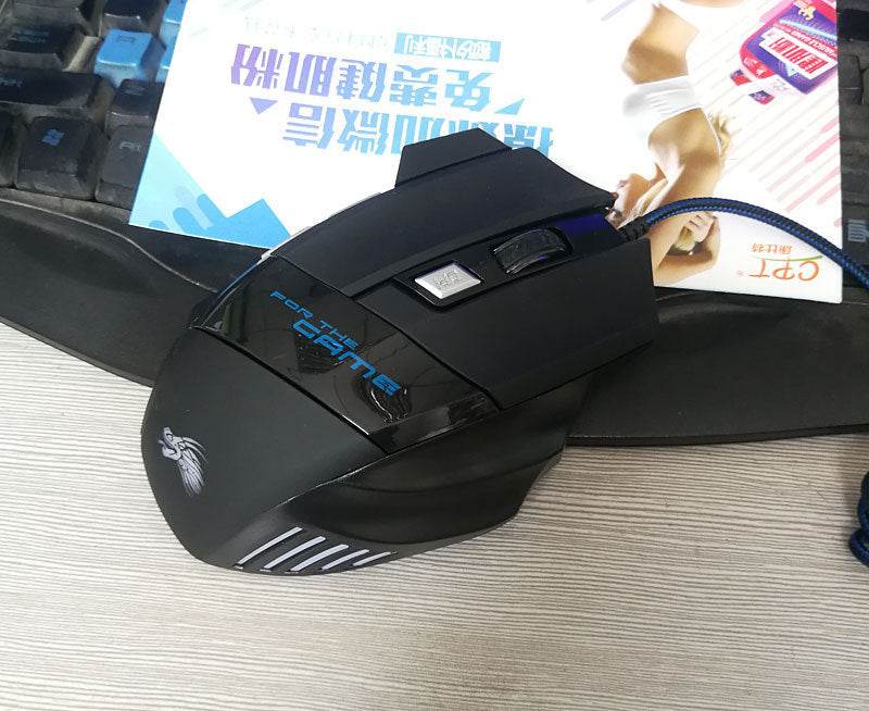 Wired Gaming Mouse 5500DPI 7-Color LED Backlight Optical Mouse Gamer USB 7 Buttons PC Gamer Computer Laptop Desktop Mice - Holy Mango Store