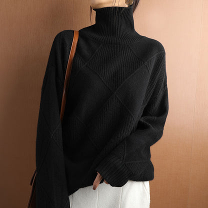 Knitwear Autumn And Winter Long-sleeved Outer Wear Bottoming Sweater