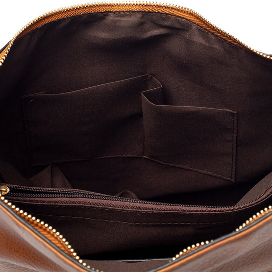 Women’s Hobo Shoulder Bag – Large Capacity Retro Tote