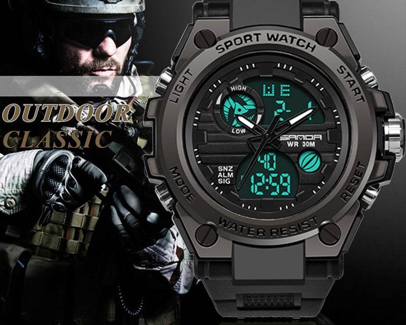 Men's Military Waterproof Watch - Holy Mango Store