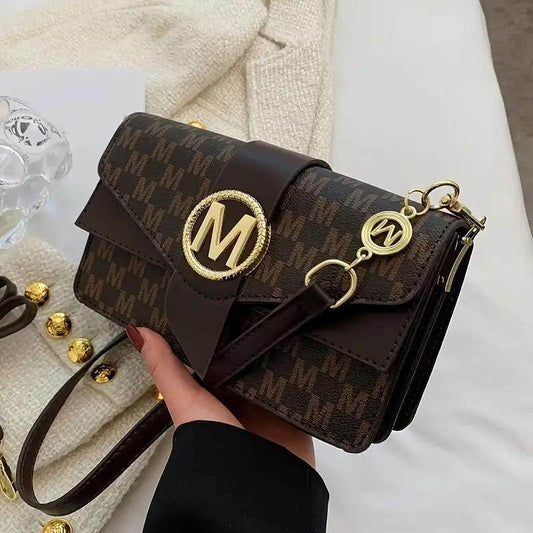 Stylish Shoulder Bag For Women, Simple PU Leather Flap Crossbody Bag, Fashionable Purse & Handbags - Holy Mango Store