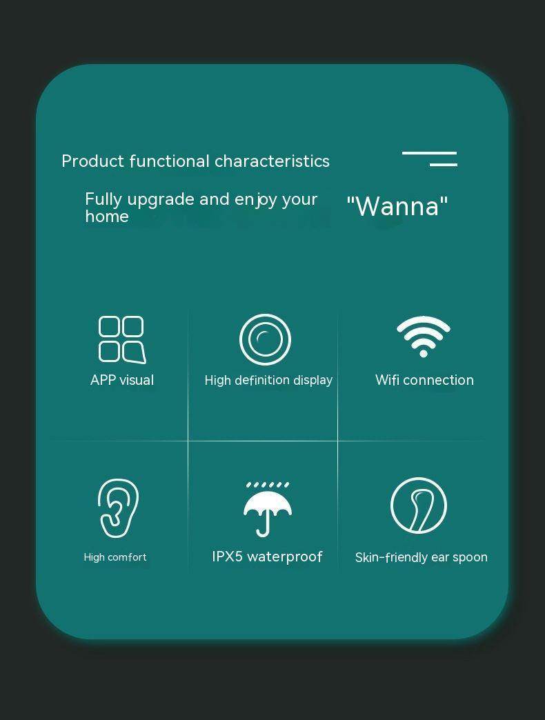 Wireless Smart HD Endoscope Luminous Ear Pick Ear Picking Tools - Holy Mango Store