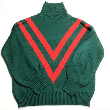 Turtleneck Long Sleeve Loose Retro Women’s Sweater