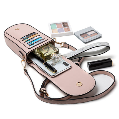 Korean Style PU Leather Mobile Phone Crossbody Bag