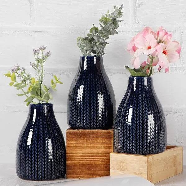 Flower Vase Set Of 3 - Holy Mango Store