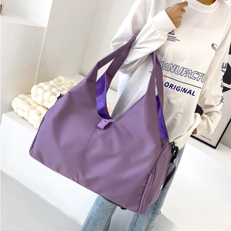 Women’s Yoga Travel Tote – With Mat Holder & Wet/Dry Separation