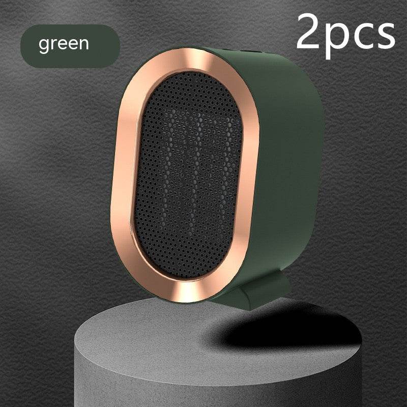 Desktop Electric Heater Mini Portable Fan Heater 220V PTC Ceramic Heating Warm Air Blower Home Office Warmer Machine - Holy Mango Store
