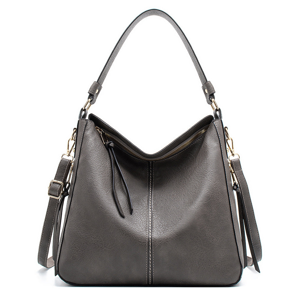 Women’s Hobo Shoulder Bag – Large Capacity Retro Tote