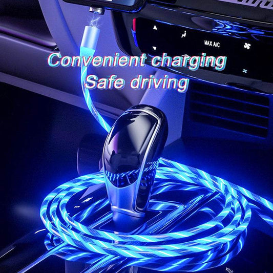 Magnetic Charging Cable Streamer Fast Charging Cable Lighting Micro USB Cable LED Magnet Charger Type-C Cable - Holy Mango Store