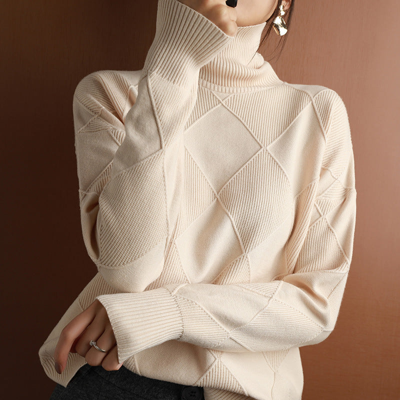 Knitwear Autumn And Winter Long-sleeved Outer Wear Bottoming Sweater