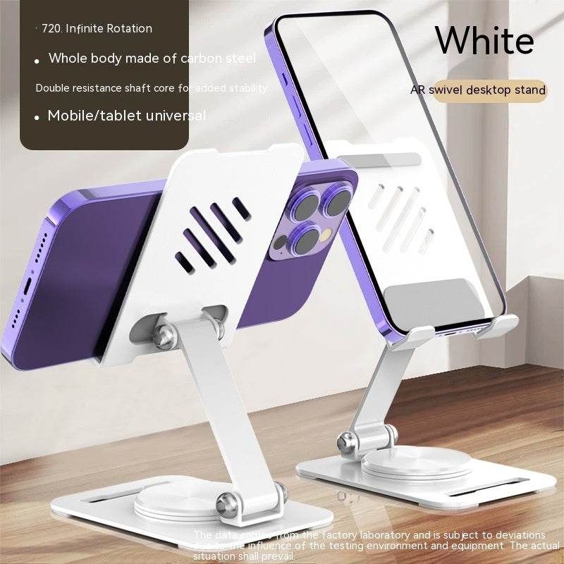 360 Degrees Rotate Metal Desk Mobile Phone Holder Stand For Phone Pad Adjustable Desktop Tablet Holderl Table Cell Phone Stand - Holy Mango Store