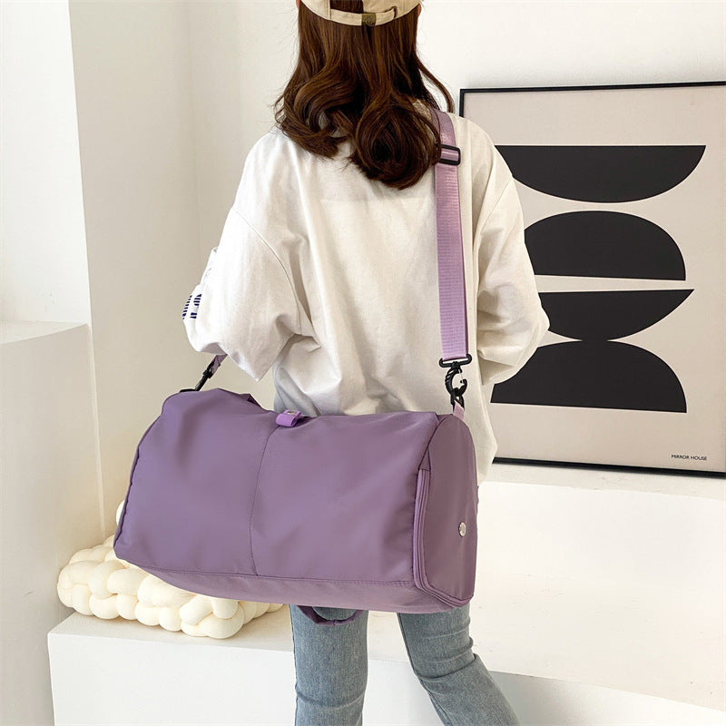 Women’s Yoga Travel Tote – With Mat Holder & Wet/Dry Separation