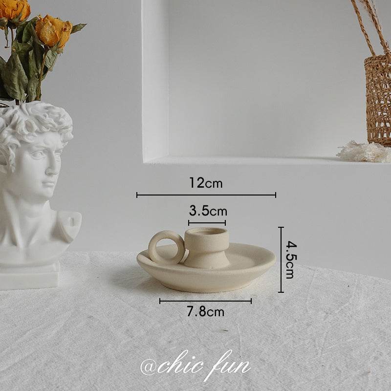 Simplicity Ceramic Vase Dry Flower Arrangement Home Decoration Ornament Living Room Display Art Vases - Holy Mango Store