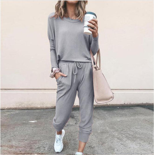 Two-piece Long Sleeved Harem Pants