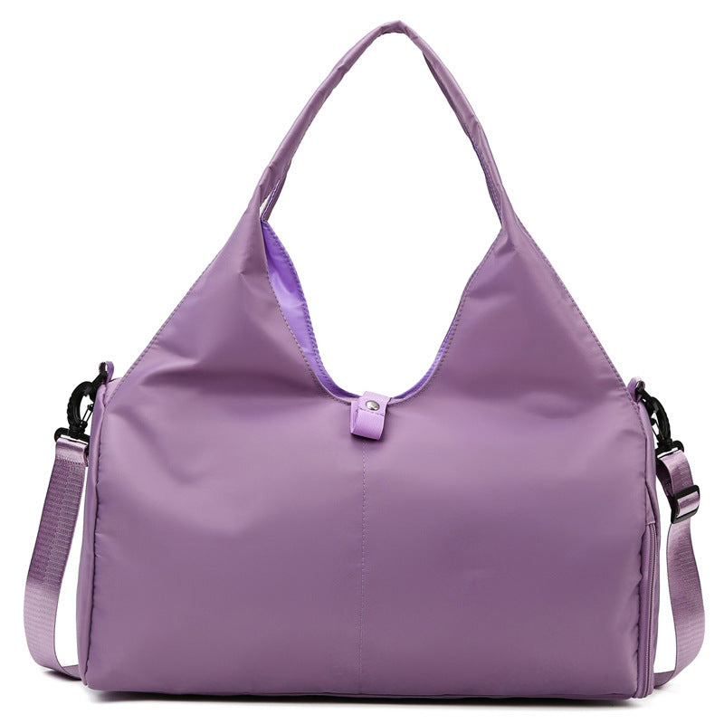 Women’s Yoga Travel Tote – With Mat Holder & Wet/Dry Separation