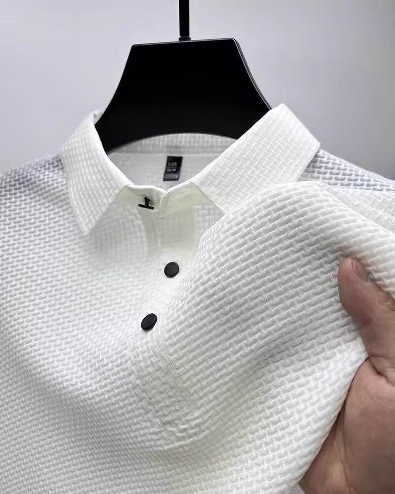 T-shirt Men's Short-sleeved Business Casual T-shirt Men's Polo Shirt - Holy Mango Store