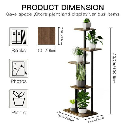 5-layer Indoor Plant Stands, Multi-level Plant Shelves - Holy Mango Store