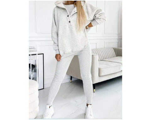 Women’s Vest Hoodie & Pants Set – Sleek 2‑ or 3‑Piece Active Luxe