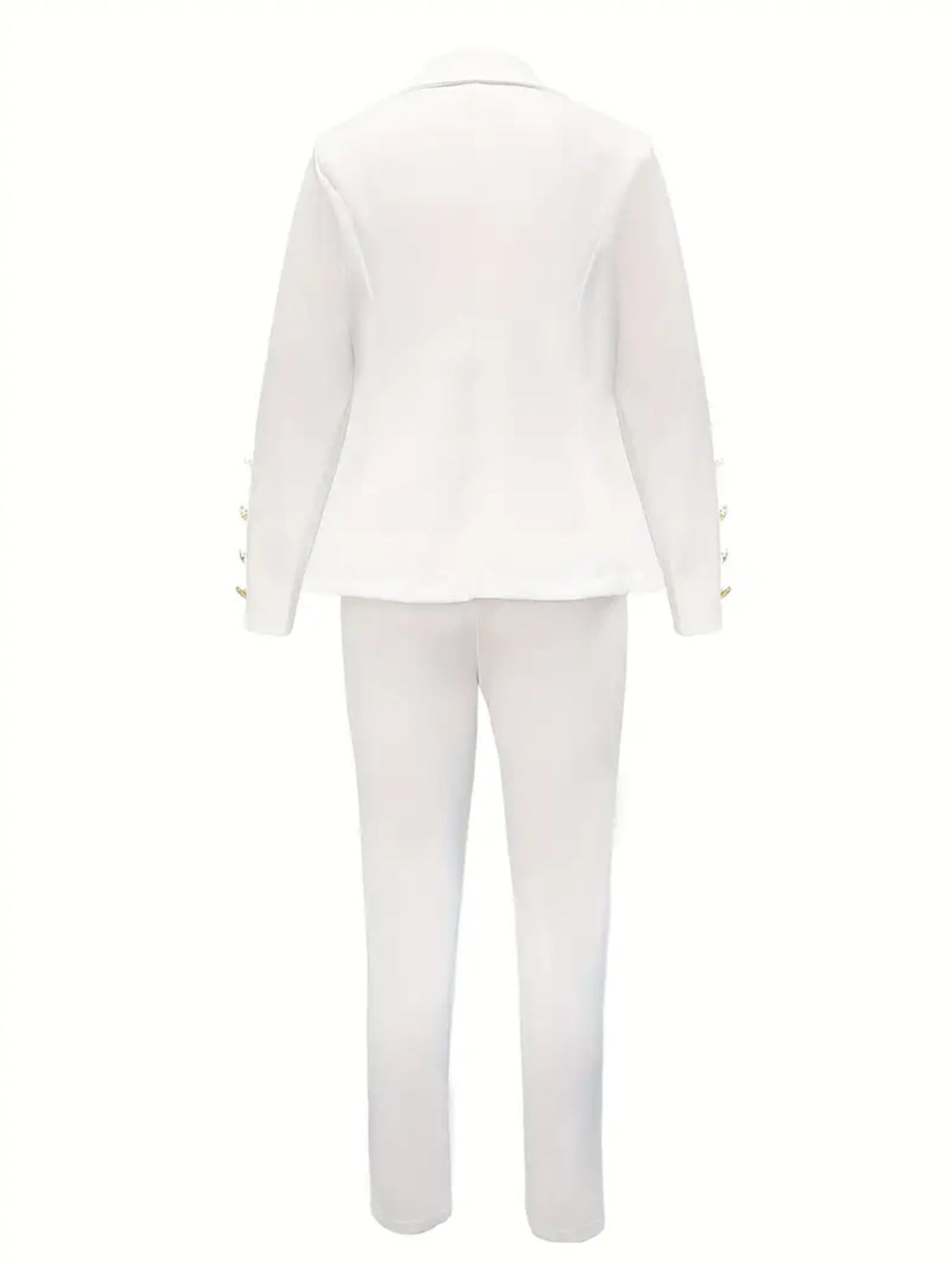 Chic Confidence Suit Set – Plus Size Blazer & Pants