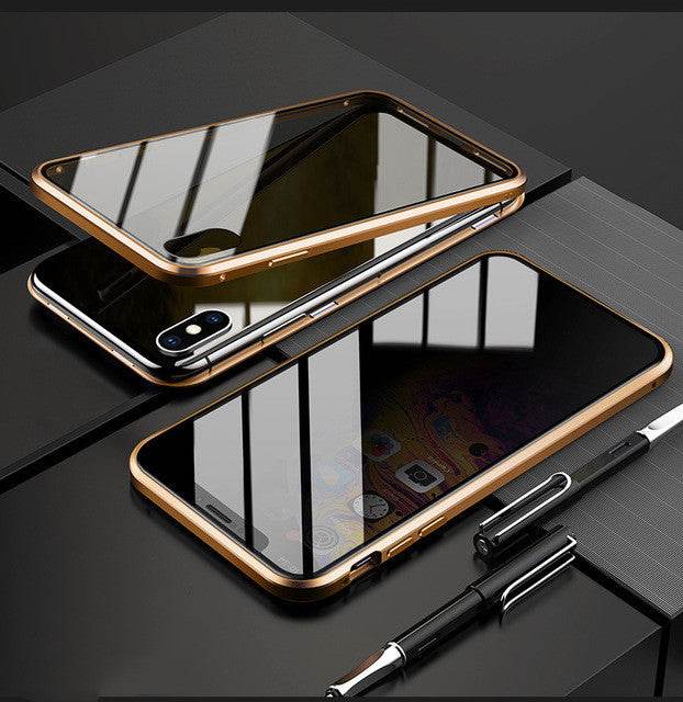 Phone Case Anti-peep Magnetic Protective Shell Magnetic Privacy Glass Case For Phone - Holy Mango Store